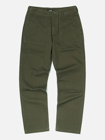 HEAVY FATIGUE PANTS-OLIVE